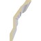 Ekena Millwork 13"H x 6 7/8"P x 14 5/8"F x 94 1/2"L Eris Smooth Crown Moulding MLD13X07X12ER - alternate 3